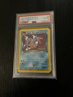 Pokemon TCG Dark Gyarados Prerelease Card 8/82 PSA 6 - Image 1