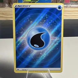 Pokemon Water Energy 154/159 Crown Zenith Ultra Rare Full Art Holo Card - Image 1