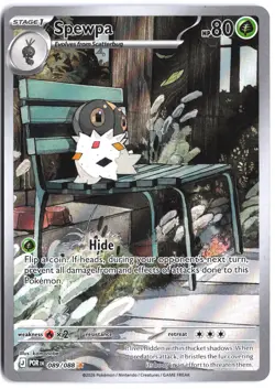 Spewpa 089/088 Holo Illustration Rare Perfect Order Pokemon - Image 1