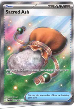 Sacred Ash 115/088 Ultra Rare Perfect Order Pokemon NM - Image 1