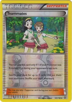 Teammates - 141/160 - Uncommon - Reverse Holo NM, English Pokemon Primal Clash - Image 1
