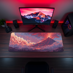 MTG Playmat | Pixel Mountain Themed Playmat | Unofficial MTG Playmat - Image 5
