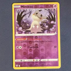 Mimikyu 081/189 - Darkness Ablaze - Rare Reverse Holo Pokemon Card - NM - Image 1