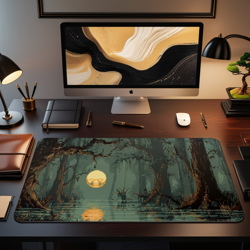 MTG Playmat | Pixel Swamp Themed Playmat | Unofficial MTG Playmat - Image 2