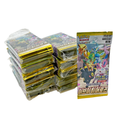 Lot of (100) Pokemon TCG Korean S6a Eevee Heroes Booster Packs SEALED - Image 1