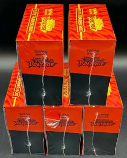 Lot of (5) Pokemon TCG Sword & Shield Vivid Voltage Elite Trainer Box Sealed ETB - Image 2
