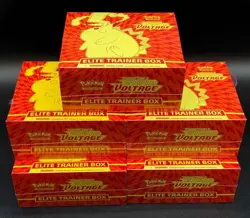Lot of (5) Pokemon TCG Sword & Shield Vivid Voltage Elite Trainer Box Sealed ETB - Image 3