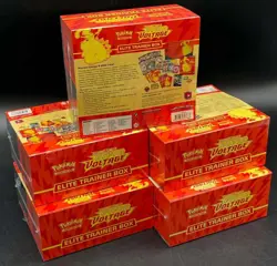 Lot of (5) Pokemon TCG Sword & Shield Vivid Voltage Elite Trainer Box Sealed ETB - Image 5