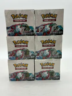Lot of (6) Pokemon TCG Scarlet & Violet Paradox Rift Booster Boxes w/Acrylic - Image 1
