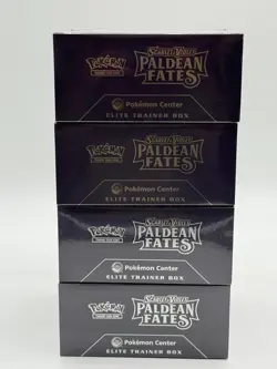 Lot of (4) Pokemon TCG Paldean Fates PC Elite Trainer Boxes SEALED PC ETB - Image 3