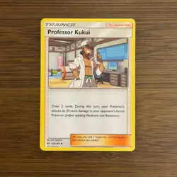 Professor Kukui - 128/149 - Uncommon LP, English Pokemon Sun & Moon Base Set - Image 1
