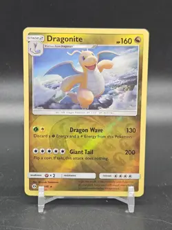 Pokemon Reverse Holo Dragonite SM Base Set 96/149 NM - Image 1