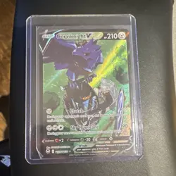 Pokemon Corviknight V Ultra Rare Full Art Holo Silver Tempest TG18/TG30 210 HP - Image 1
