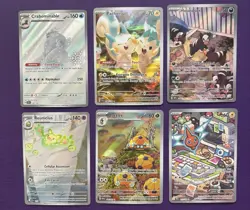 Pokemon TCG Lot of 6 Scarlet & Violet Illustration Rare Cards NM - Image 1
