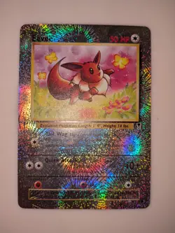 2002 Pokemon Legendary Collection Eevee 74/110 Reverse Holo Foil WOTC - Image 2