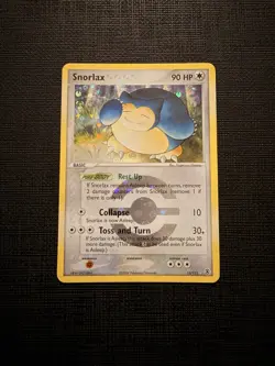 Snorlax 15/112 FireRed & LeafGreen Reverse Holo Ultra Rare Pokemon TCG LP - Image 1