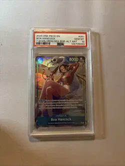 PSA Boa Hancock OP07-051 Warlords Alternate Art PSA10 - Image 1