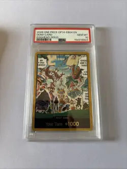 2026 ONE PIECE OP14-EB04-THE AZURE SEA'S SEVEN EGGHEAD-GOLD DON!! CARD PSA 10 - Image 1