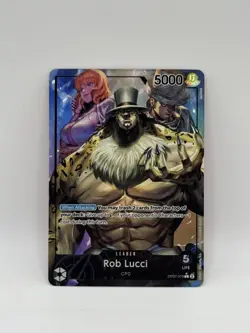 Rob Lucci OP07-079 (Parallel) - One Piece - 500 Years in the Future - Leader NM - Image 1