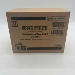 ONE PIECE TCG ILLUSTRATION VOL. 5 (IB-05) 6-BOX SEALED CASE ENGLISH - Image 1