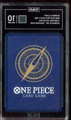 2025 One Piece Carrying On His Will Alt Art Treasure REare Monkey D Luffy TAG 10 - Image 2