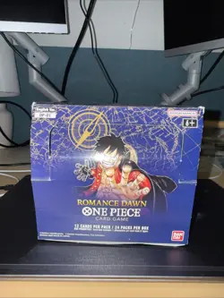 One Piece Romance Dawn BLUE BOTTOM Booster Bo FIRST WAVE EMPTY - Image 1