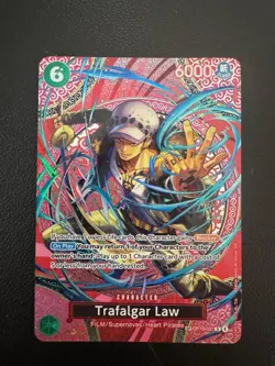 One Piece TCG OP15 Adventure on Kami’s Island Trafalgar Law SP - Image 1