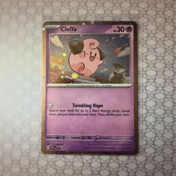 Pokemon TCG - Cleffa - Black Star Promo cosmo Holo SVP 95 - NM / Mint - Image 1