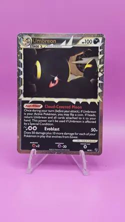 Umbreon (Prime) 86/90 Undaunted Holo - Pokemon Trading Card 2010 🖤🖤🖤 - Image 1