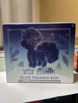 Pokemon TCG Sword & Shield Silver Tempest ETB Elite Trainer Box Factory Sealed - Image 1