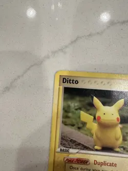 Pokemon TCG 2005 Ditto 63/113 Delta Species (Pikachu) Non-Holo LP - Image 4