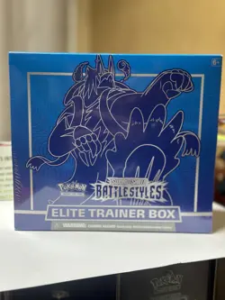 Pokemon TCG Blue Sword & Shield Battle Styles Elite Trainer Box BLUE NEW ETB - Image 1