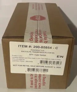 Shrouded Fable Pokemon Center Elite Trainer Box (PC ETB) Case, Factory Sealed - Image 1