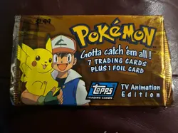 Pokemon TCG Topps-Blue Label-TV Animation Edition-sealed Pack - Image 2