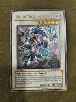 Yugioh Moon Dragon Quilla 1st Edition Ultimate Rare MP ABPF-EN043 Yu-Gi-Oh! - Image 1