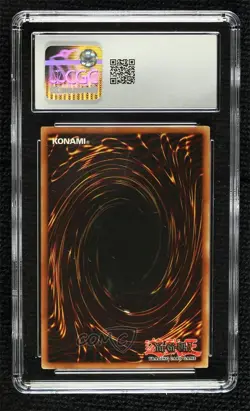 Trap Hole 1st Ed. YuGiOh Legend of Blue Eyes White Dragon CGC 8.5 2002 - Image 2