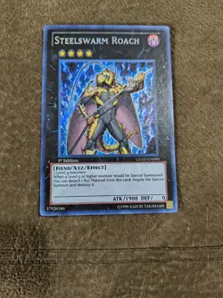Yugioh Steelswarm Roach - GENF-EN099 - Secret Rare - 1st Edition - LP - Image 1