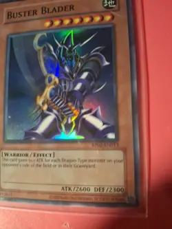 Buster Blader RP02-EN013 Super Rare Yugioh Retro Pack 2 Unlimited Edition Mint - Image 2