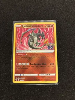 LP Radiant Charizard 011/078 Pokemon GO Holo - Image 2