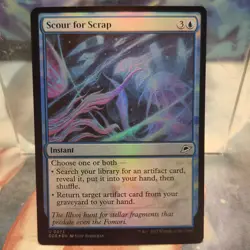 FOIL U 0073 Scour for Scrap Instant Uncommon Edge of Eternities MTG Card - Image 1