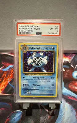 Pokemon Poliwrath 25/108 Evolutions Holo - Image 1