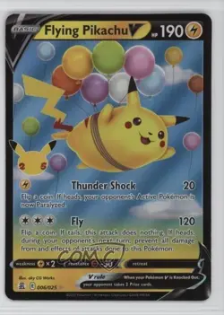 Full Art - Flying Pikachu V Pokemon Celebrations #006 - Image 1