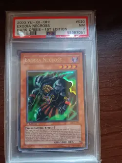 Yugioh Exodia Necross DCR-020 1st edition PSA 7 - Image 1
