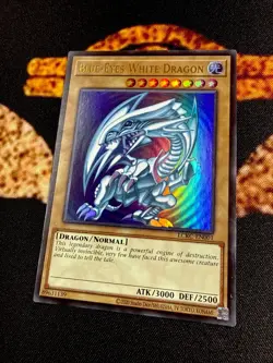 YUGIOH • BLUE EYES WHITE DRAGON • ULTRA RARE • LCKC-EN001 • UNLIMITED • SDK ART - Image 3