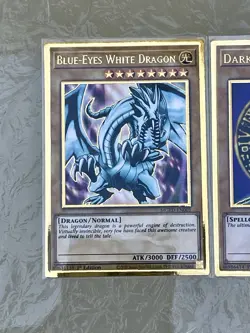 Blue-Eyes White Dragon + Dark Magician + Red-Eyes | Premium Gold Rares | YuGiOh! - Image 2