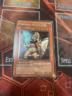 Yugioh! Penumbral Soldier Lady SOD-EN033 Ultimate Rare 1st Edition LP - Image 1
