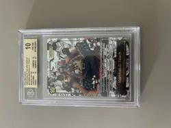 Bandai One Piece CCG Marshall D. Teach OP09-093 Manga Alt Art Foil SR BGS 10 - Image 3