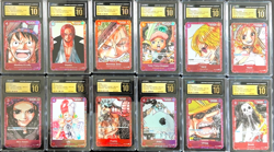 2023 One Piece EN Premium Card Film Red Set (12) CGC 10 PRISTINE w/ Luffy Nami - Image 1