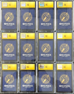 2023 One Piece EN Premium Card Film Red Set (12) CGC 10 PRISTINE w/ Luffy Nami - Image 2