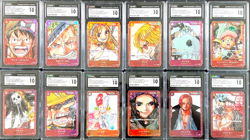 Lot of (12) 2022 One Piece Japanese PCC FILM RED Promo Monkey D Luffy CGC 10 - Image 1